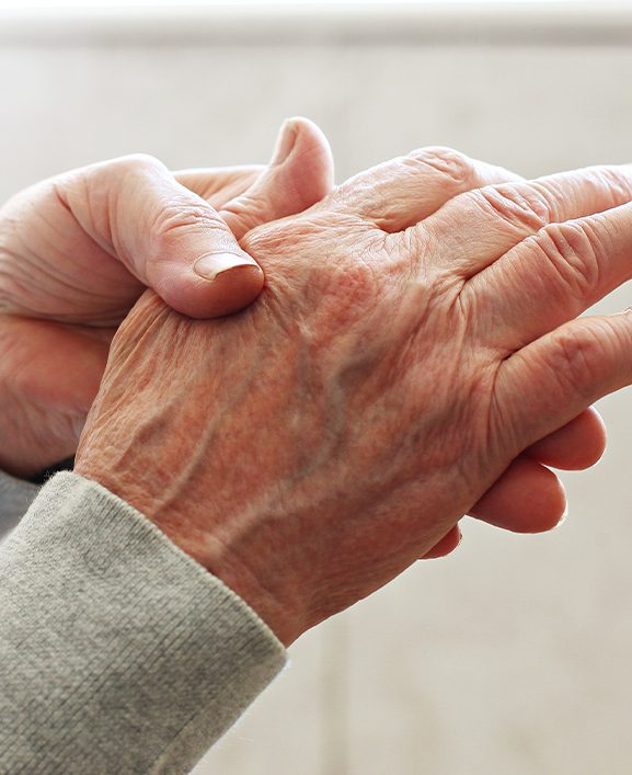 Chronic pain in a man's hand